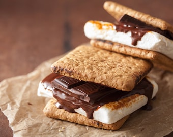 Toasted Smore's Flavored Coffee: Toasted Marshmallow, Chocolate, Graham - Fresh Roasted
