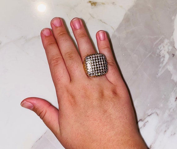 Harlequin Statement Ring - image 1