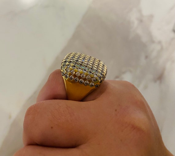 Harlequin Statement Ring - image 2