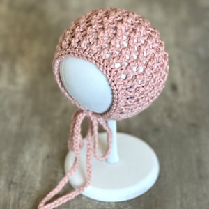 Worsted Yarn Knitting Pattern-New baby Girl Summer Hat Knitting Pattern- Beginner Knitting pattern-6-9m girl hat pattern