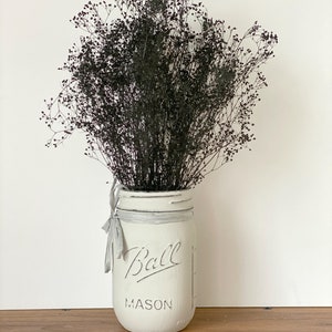 Negro seco bebé aliento, Gypsophila seca, suministros de flores secas reales