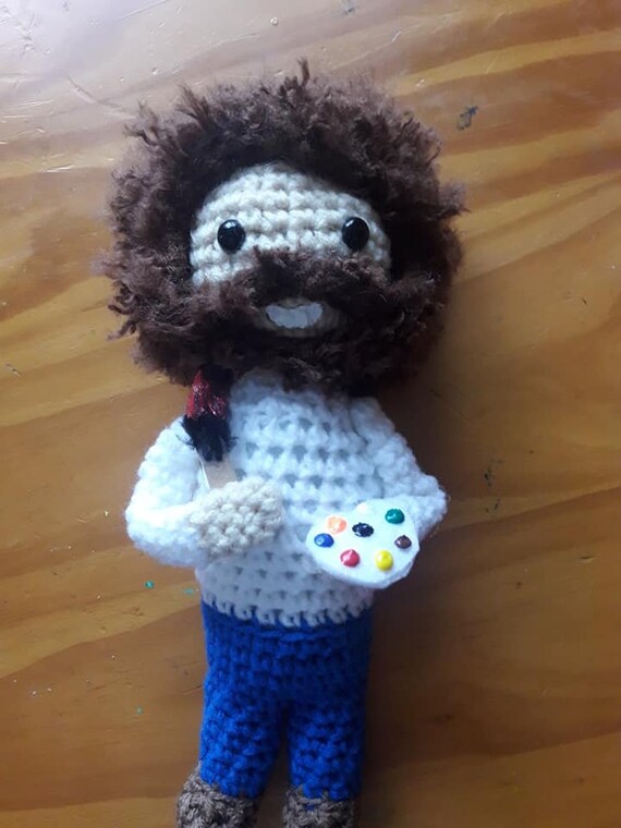 bob ross stuffed toy