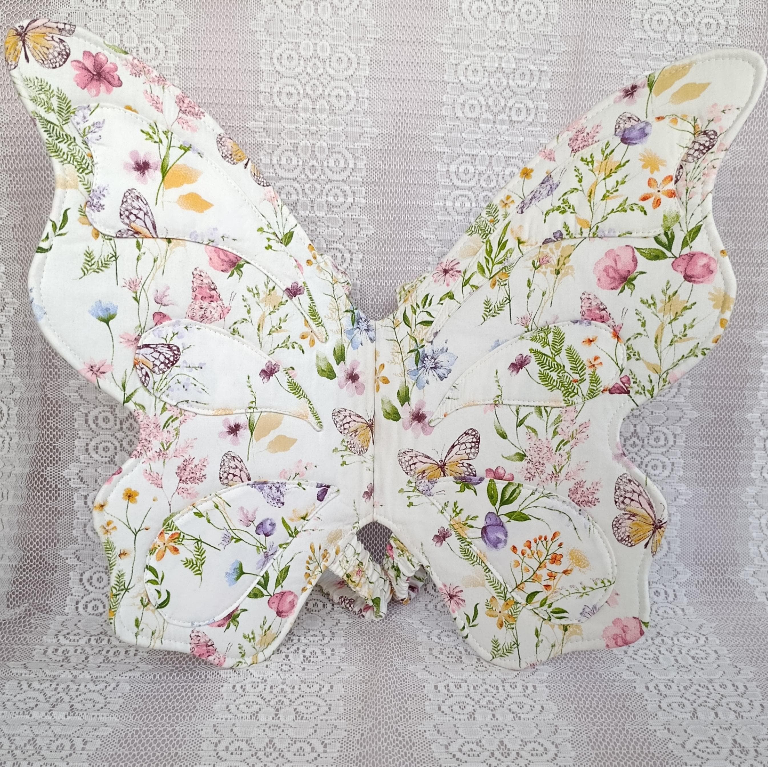 Butterfly wings for kids Fairy wings childs Flower cotton butterfly wings Butterfly wand kid's