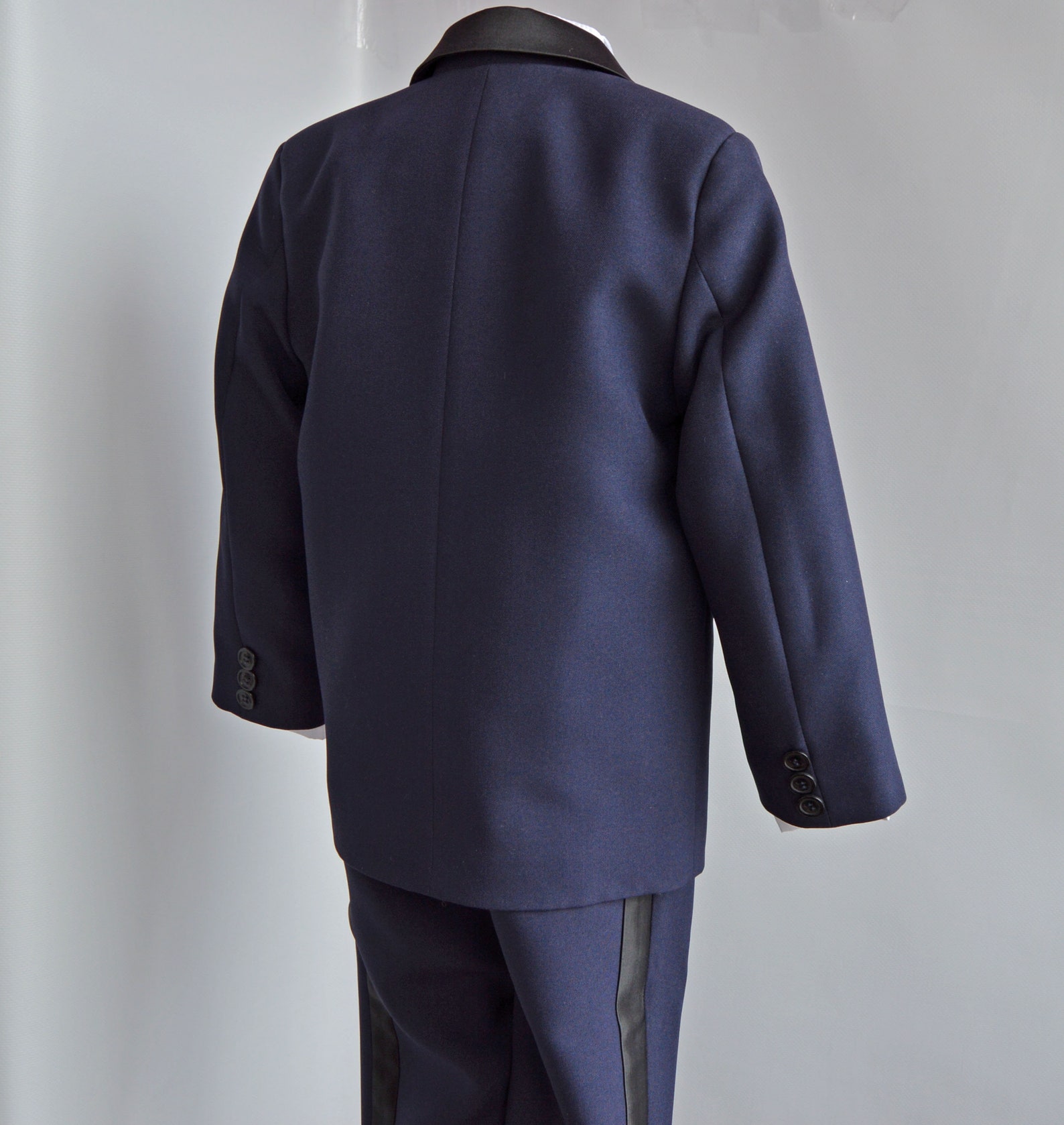 Boy formal suit Navy blue Black Toddler boy suit Size 4T Baby Etsy