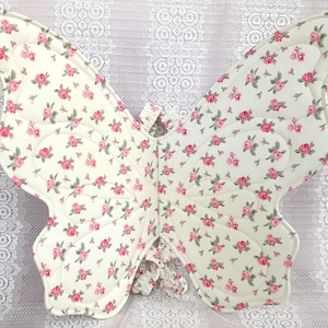 Ivory butterfly wings for kids Fairy wings childs Flower butterfly wings Butterfly wand kid&#39;s