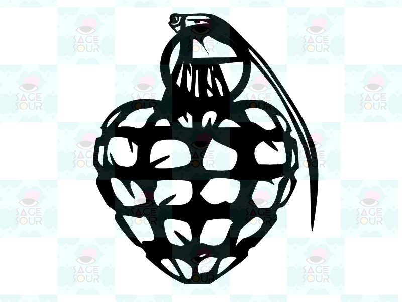 Heart Grenade - Etsy