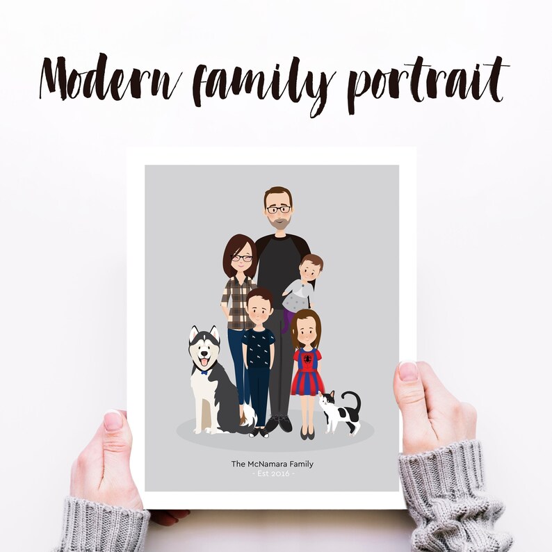 Portrait From Photo Custom Portrait Personalized Anniversary Gift
