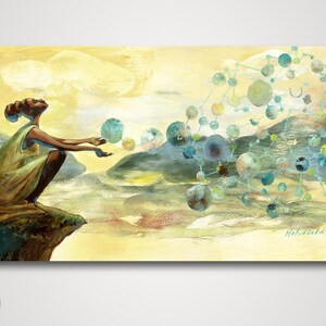 THE WISH - African American Art - Canvas Giclee by John Holyfield