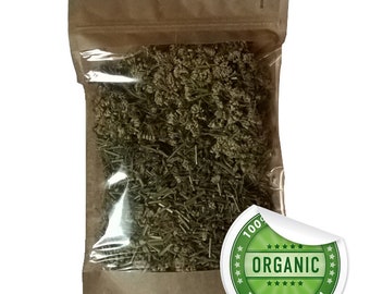 Yarrow Achillea millefolium Organic Dried Herbal Tea 100% Pure