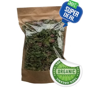 Red Clover Trifolium pratense Organic Dried Herbal Tea 100% Pure