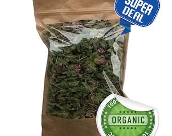 Red Clover Trifolium pratense Organic Dried Herbal Tea 100% Pure
