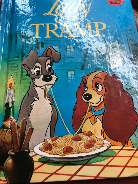 Lady and the Tramp Walt Disney Book Hardcover 1994 first | Etsy