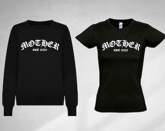 Camiseta o sudadera gótica "Mother", camiseta de mamá gótica, sudadera de mamá gótica