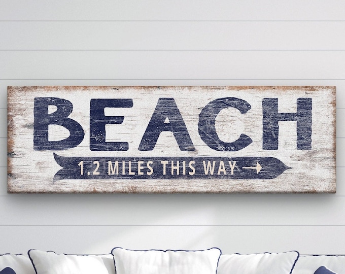 Personalized Beach House Signs, Beach Coastal Decor, Large & Small Rustic Beach Name Sign, Custom Welcome Beach Sign, Beach House Cottage