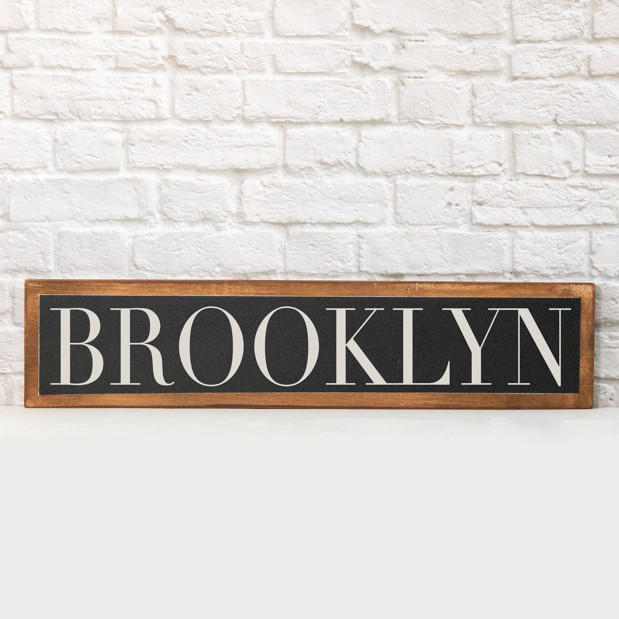 Brooklyn NY Sign Brooklyn Sign Wood Sign Brooklyn City and Etsy