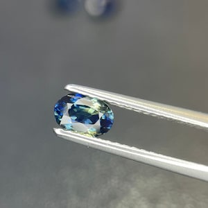 5.9x4.1MM 0.64cts Oval Cut Teal Sapphire Blue Green  Natural Stone Good Quality With Excellent Cut Lt#02