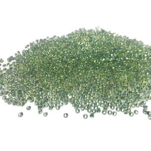 2mm Rounds Green Sapphires Diamond cut 30 stones Sevral packs
