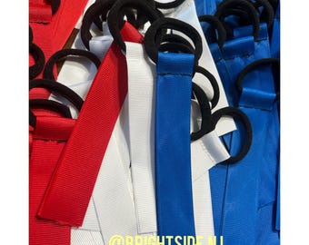 BLANK Pom Pom Tags - Set of 2 - Cheer - Cheerleader - Name - Personalized - Team Gift Cheer Camp Pom Tags tiktok viral Dance Clinic