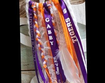 College Dreamcatcher - Senior Gift - Bed Party Dorm Decor - Sorority Graduation - School Team Spirit Dance Car Locker Commit Personalized