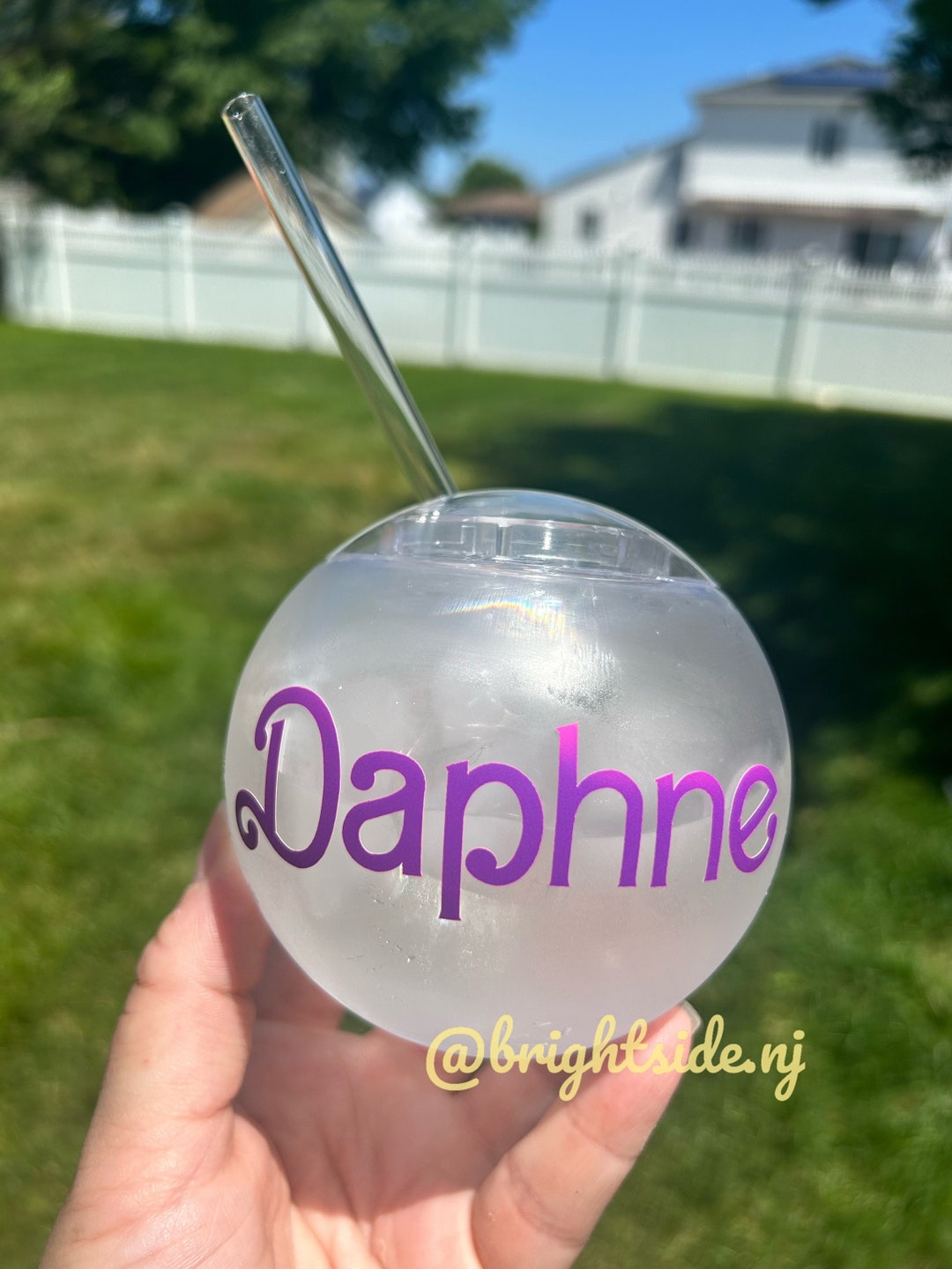 Tumbler Globe Cup Personalized Big Sis Little Sis Bride Bachelorette