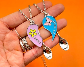 Middle Finger Mini Spoon Pendant, Flip off Necklace Charm - Etsy