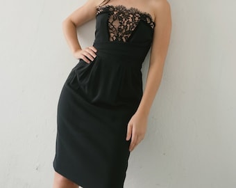 Alberta Ferretti Little Black Dress (XS)