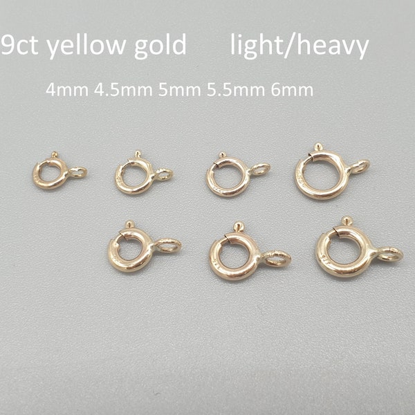 9ct Gold Clasp Ring Etsy