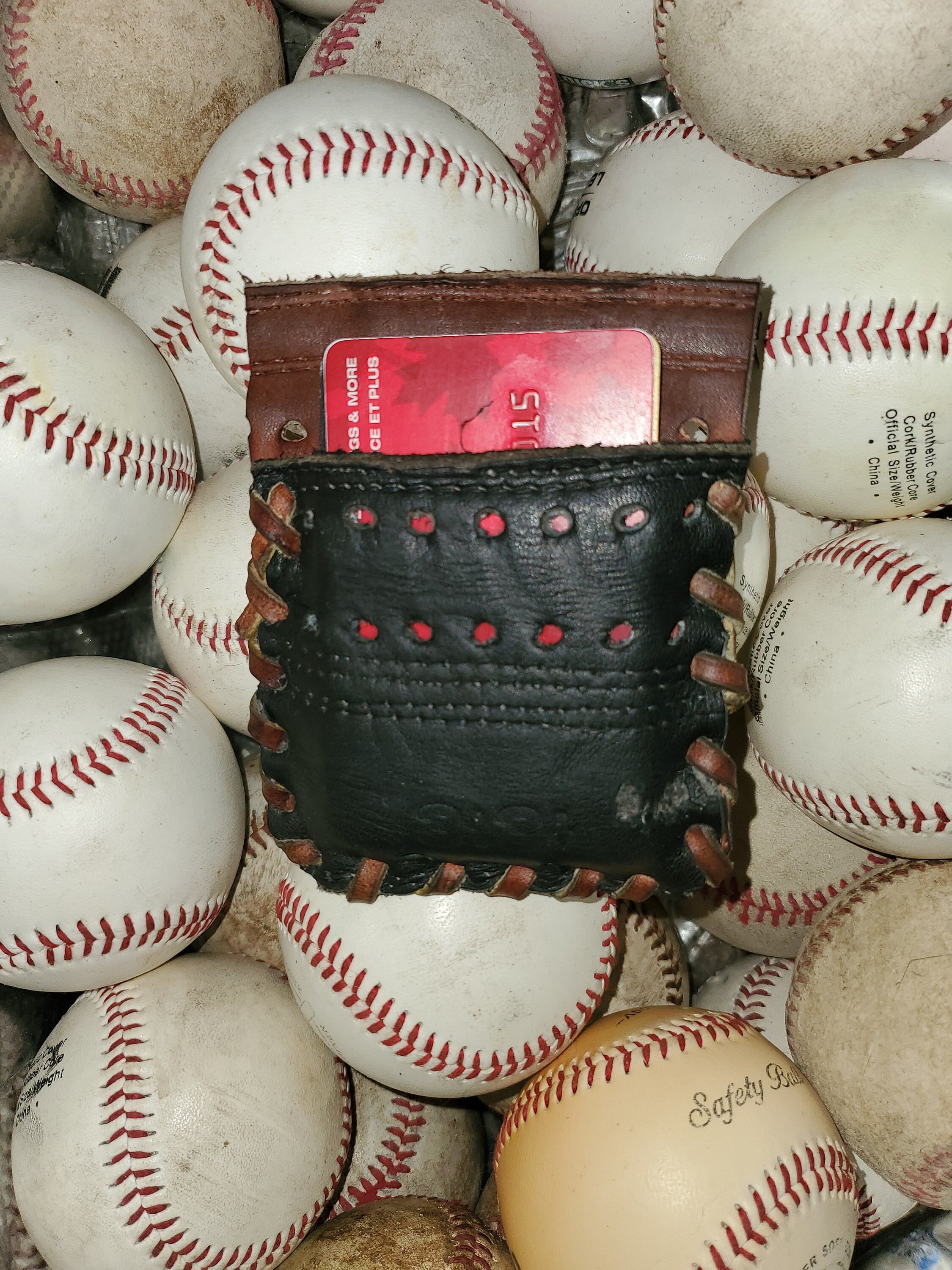 Repurposed Baseball Glove Wallet Etsy