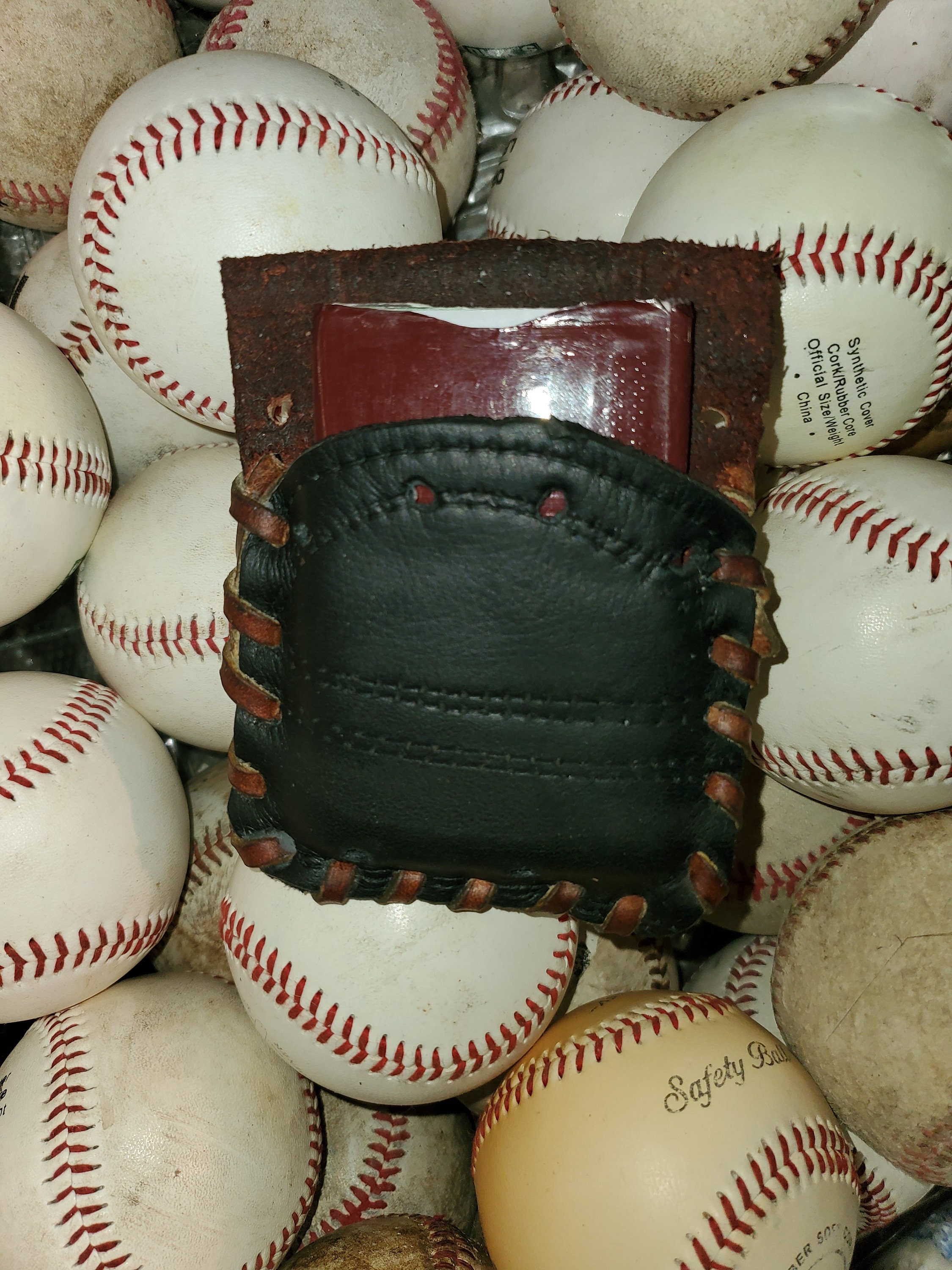 Repurposed Baseball Glove Wallet Etsy