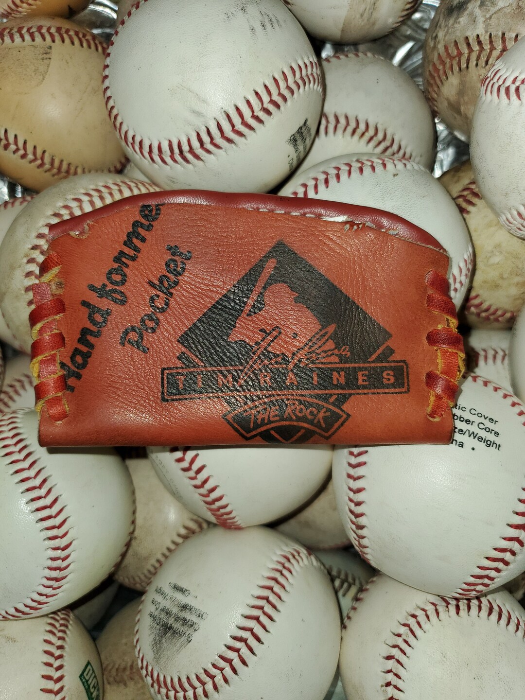 Baseball Glove Business Card Holder Cooper Etsy