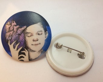 Fungjai Tarot Pinback (Heart beat)