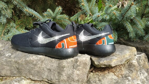 custom miami hurricanes shoes