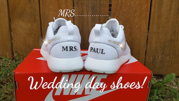 custom nike wedding shoes