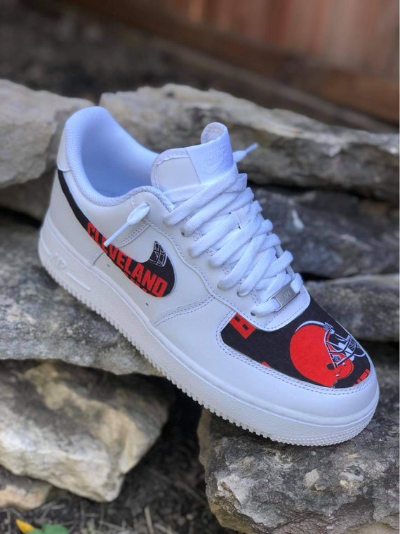 Cleveland Browns Custom Nike Air Force 