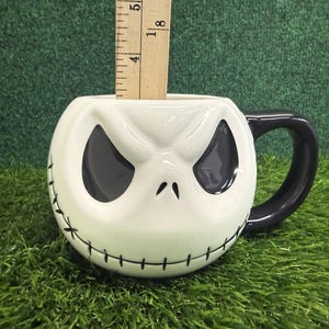 Disney Tim Burton's Nightmare Before Christmas Jack Skellington gebeeldhouwde mok afbeelding 6