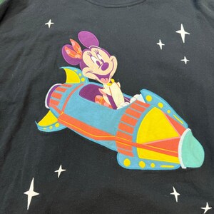 Sudadera negra mediana Disney para mujer de Minnie Mouse imagen 2