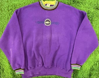 Sudadera resistente morada de Cape May, Nueva Jersey, años 90, talla 2XL, vintage, VTG