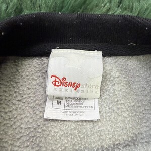 Disney Store Mickey Mouse 1928 All Around Nice Guy Grey Fleece Sweatshirt Size M image 6