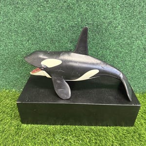Chap Mei Killer Whale Orca Action Figure Toy Marine Life Animal 14" Long HK