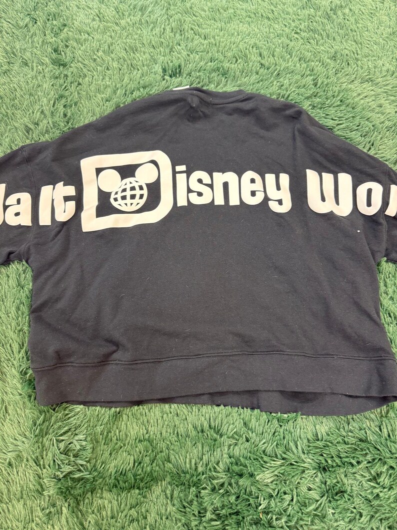 Sudadera negra mediana Disney para mujer de Minnie Mouse imagen 3