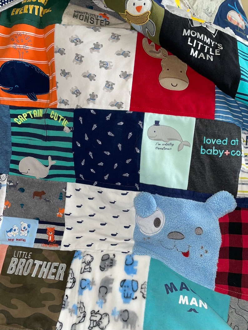 Baby Clothes Memory Quilt: Heirloom Keepsake Quilt - Etsy