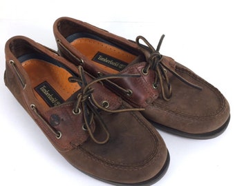 timberland suede boat shoes
