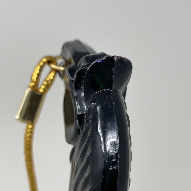 Vintage MCM Bamboo Handle Plastic Horse Head Clothes Brush Etsy