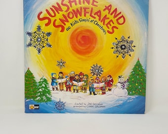 Vintage 1973 Sunshine and Snowflakes Christmas Vinyl LP – 40 Kids Christian Choir