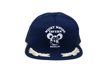 Chapeau vintage K Products maille camionneur snapback course