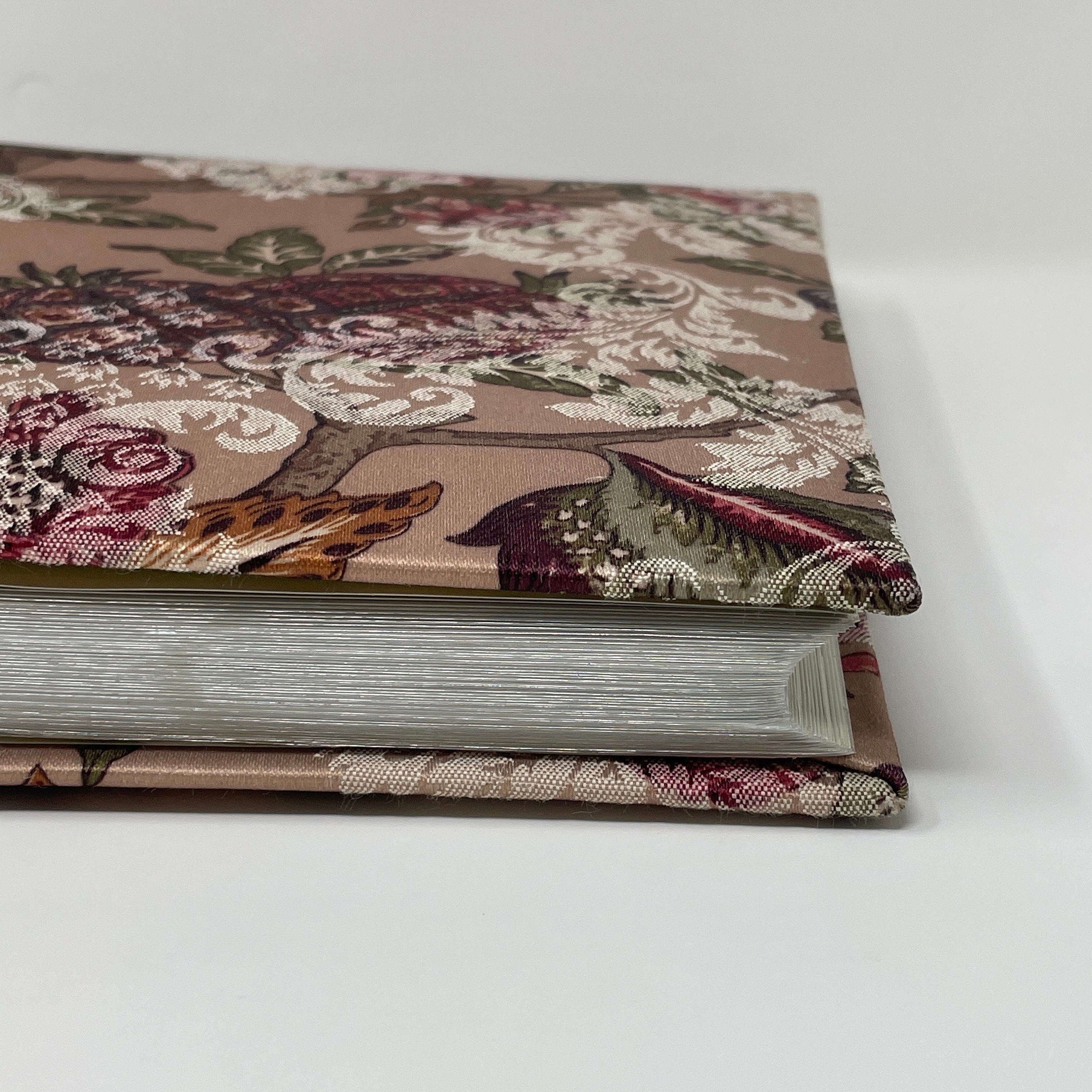 Vintage 8.5 in Tapestry Monkeys and Pineapples Album Book in Hard Cover ...