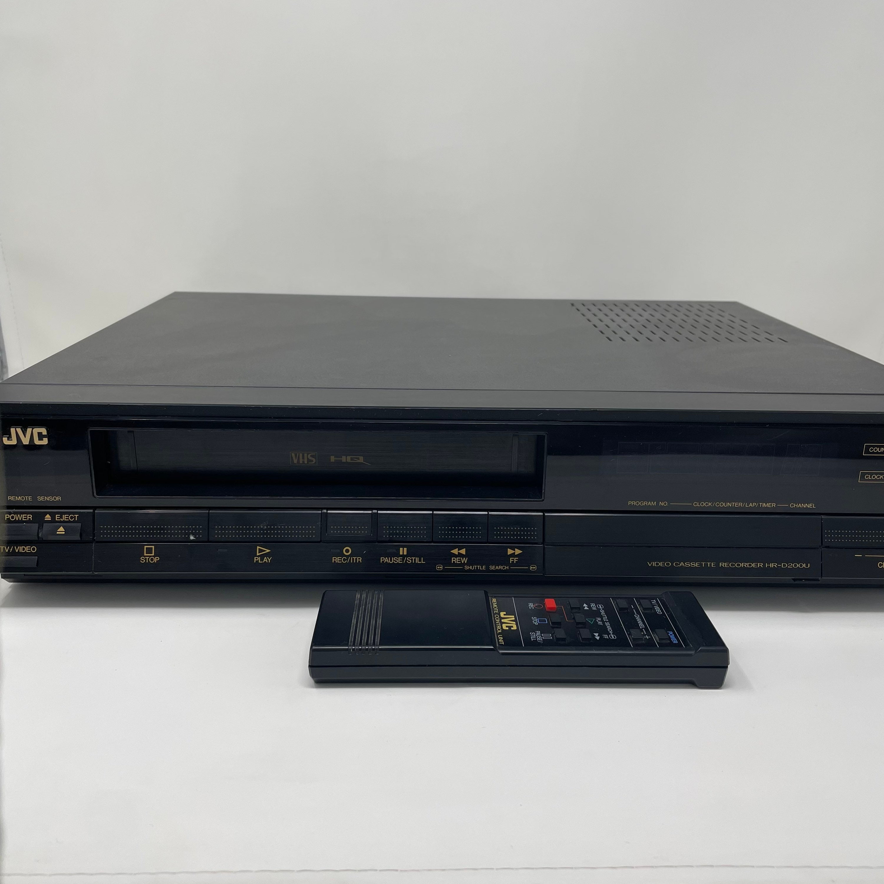 Vintage Electronic JVC Video Cassette Recorder Player HQ Model HRD200U