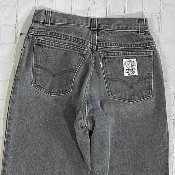 Vintage Levis Statuss & Co. Gray Tapered Leg High… - image 9