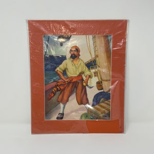 Vintage Illustration Artwork Wall Decor "A Bold Bad Pirate Man" from on the road to make believe 1924