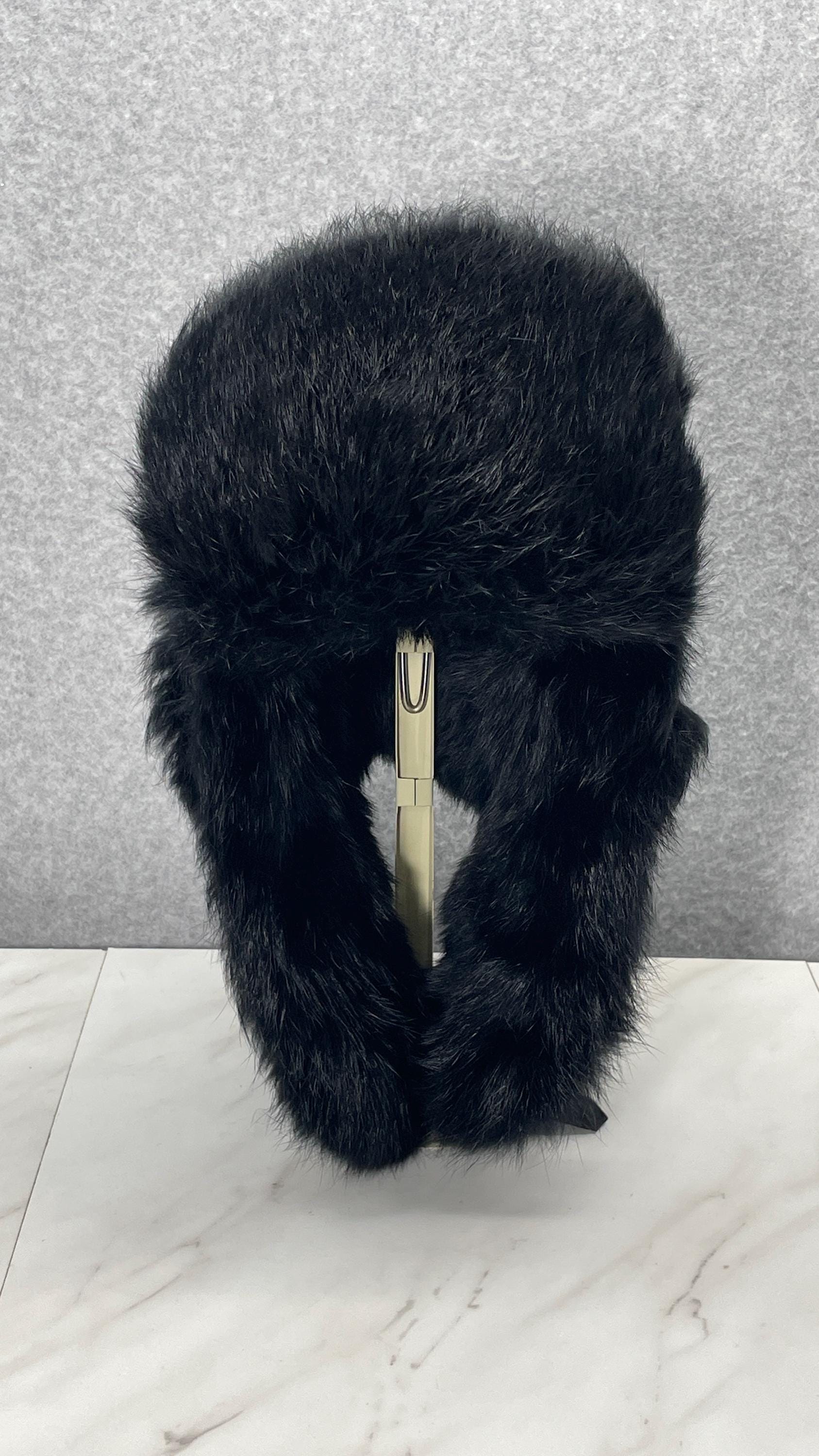 Rabbit Fur Bomber - Etsy